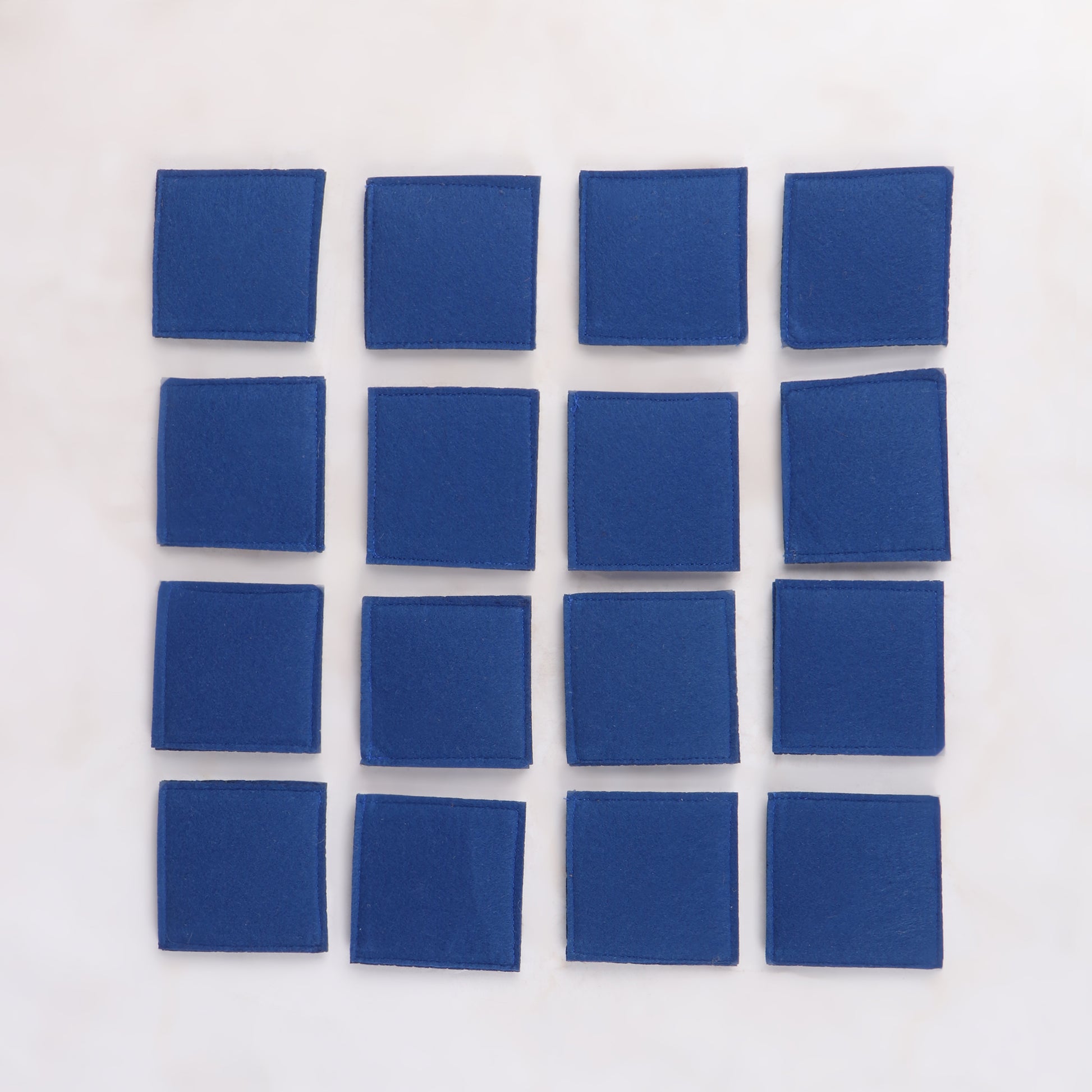 8 sets of handcrafted fabric memory matching game with various animal prints, designed for cognitive development and fun learning
